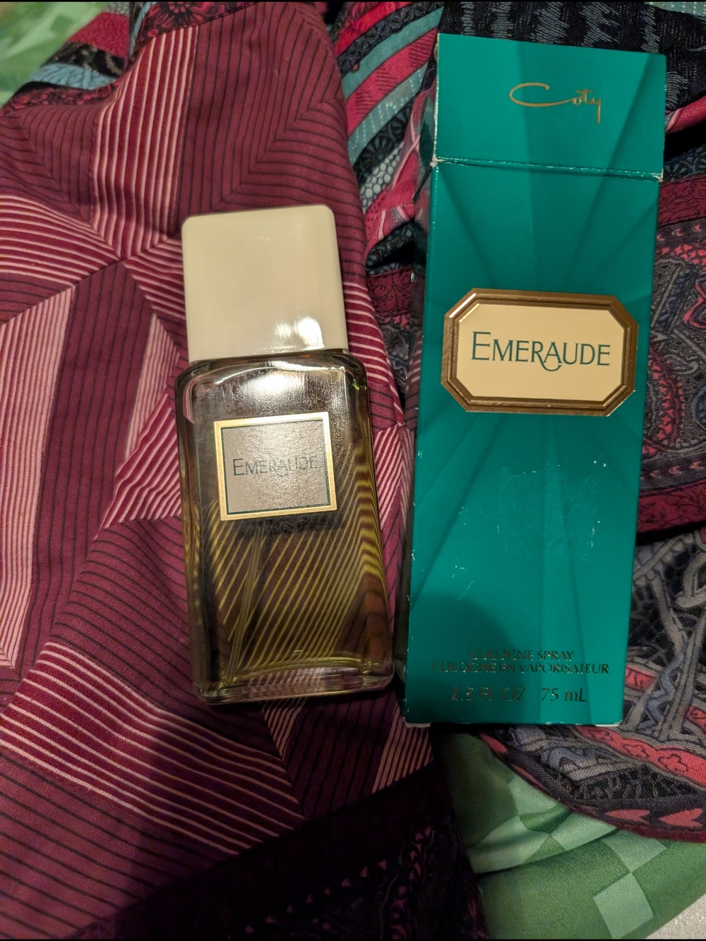 Coty Emeraude Women’s Eau de Parfum Spray - Teal Packaging, Cream Cap